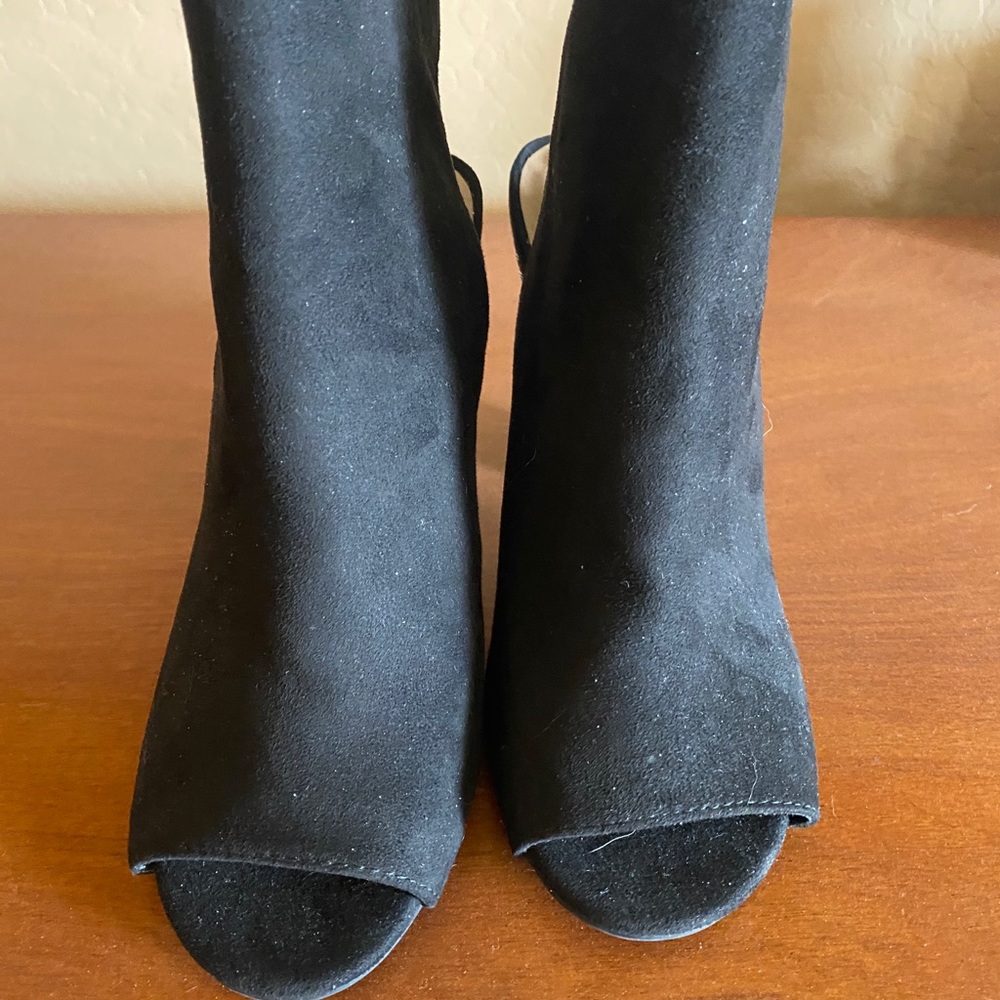 Open toe heels